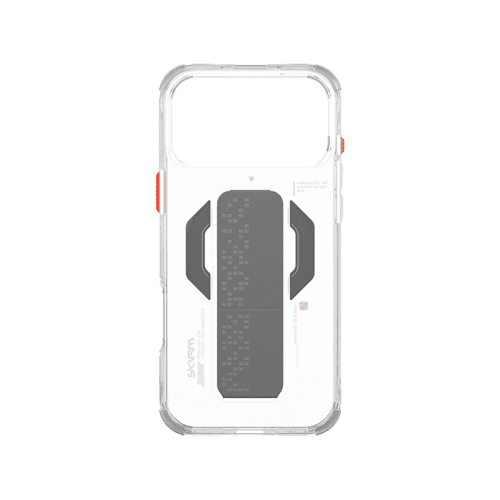 SkinArma Haxa MagSafe Case With Grip Stand for iPhone 17 Pro Max - Clear