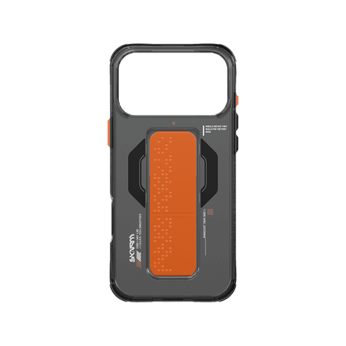 SkinArma Haxa MagSafe Case With Grip Stand for iPhone 17 Pro Max - Graphite