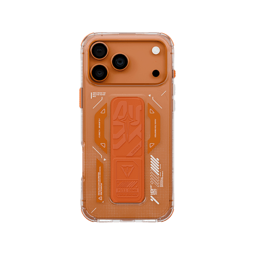 SkinArma Helio MagSafe Case With Grip Stand for iPhone 17 Pro Max - Orange