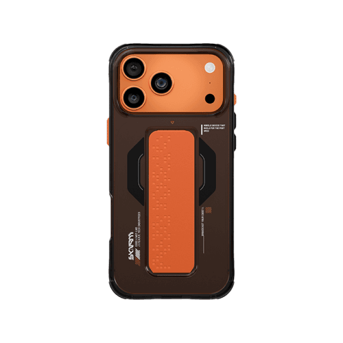 SkinArma Haxa MagSafe Case With Grip Stand for iPhone 17 Pro - Graphite