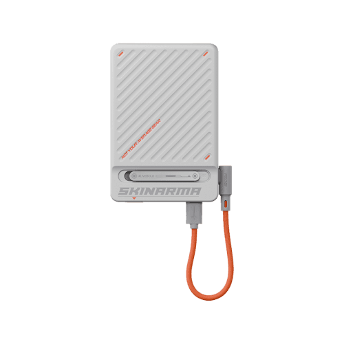 SkinArma ARC USB-C 20W 10000mAh Magnetic PowerBank With Integrated Stand - Light Grey