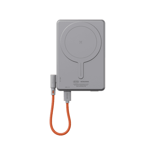 SkinArma ARC USB-C 20W 10000mAh Magnetic PowerBank With Integrated Stand - Light Grey