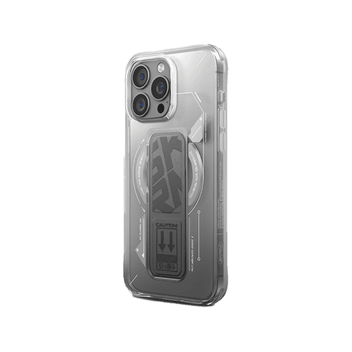 SkinArma Helio MagSafe Case With Grip Stand for iPhone 16 Pro Max - Titanium