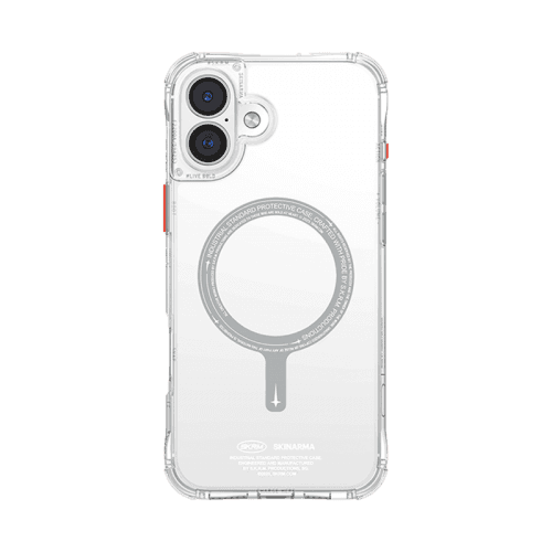 SkinArma Saido Clear MagSafe Case for iPhone 16