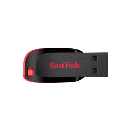 SanDisk Cruzer Blade 128GB USB-A Flash Drive - Black