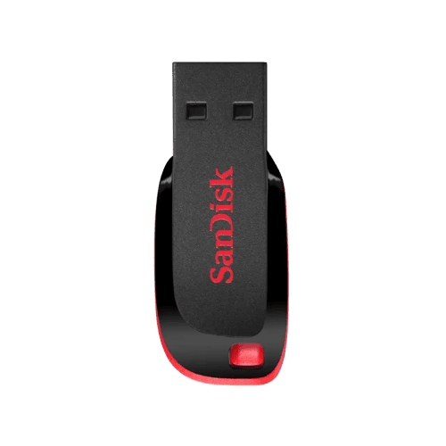 SanDisk Cruzer Blade 128GB USB-A Flash Drive - Black