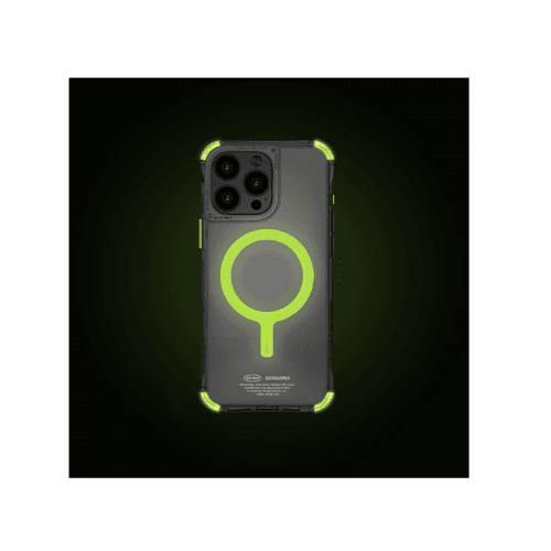 SkinArma Saido Niteglow Edition MagSafe Case for iPhone 16 Pro - Green