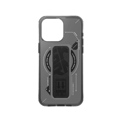 SkinArma Helio MagSafe Case With Grip Stand for iPhone 16 Pro Max - Black