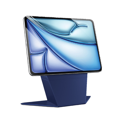 Smart Premium Magnetic Stand Case for iPad Air 13" M2 6th Gen - Blue