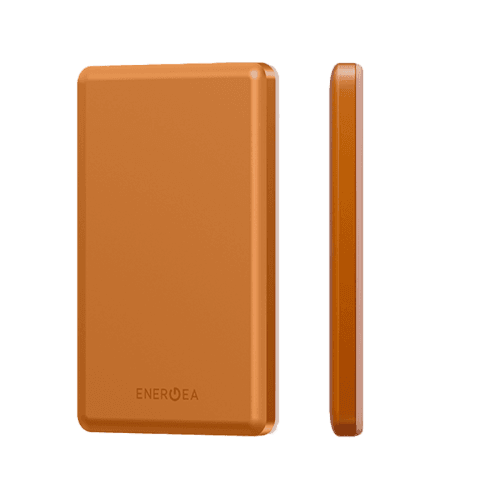 Energea AluPac Mini Aluminum MagSafe 5000mAh Power Bank - Orange