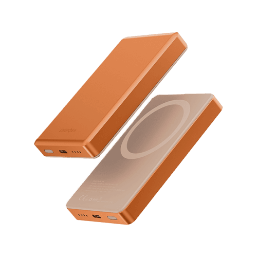 Energea AluPac Ultra Light Aluminum MagSafe 10000mAh Power Bank - Orange