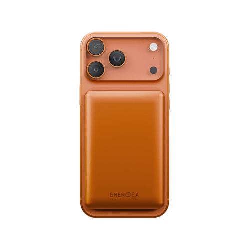 Energea AluPac Ultra Light Aluminum MagSafe 10000mAh Power Bank - Orange