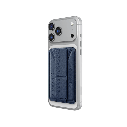 SkinArma Kado Haxa Wallet Mag-Charge Card Holder With Grip Stand - Blue