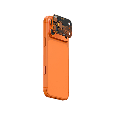 SkinArma Sonix Aluminium Camera Lens Protector for iPhone 17 Pro - Orange