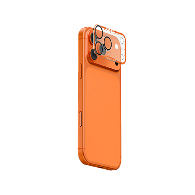SkinArma Magma Full Matte Camera Lens Protector for iPhone 17 Pro Max - Orange
