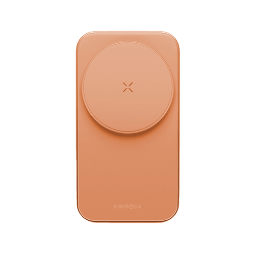 Energea MagTrio2 3 in 1 Foldable Magnetic Fast Wireless Charger - Orange