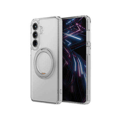 Uniq Hybrid Swivix With 360 Rotating Kickstand MagSafe Case for Samsung Galaxy S26 Plus - Lucent Clear