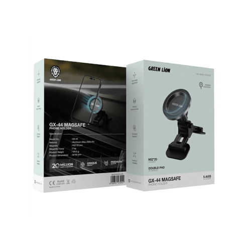 Green Lion GX-44 MagSafe Phone Holder - Black