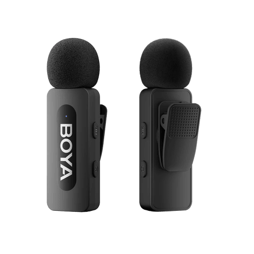 Boya BY-V20 2.4Ghz Wireless Micorphone for USB-C Device (2TX+1RX) - Black