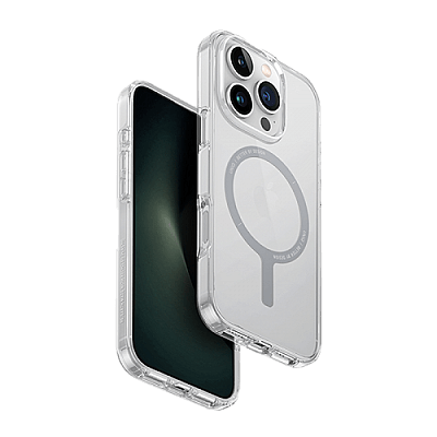 Uniq Hybrid Clario MagSafe Case for iPhone 16 Pro - Lucent Clear