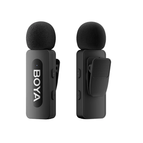 Boya BY-V1 2.4Ghz Wireless Micorphone for Lightning Device (1TX+1RX) -Black