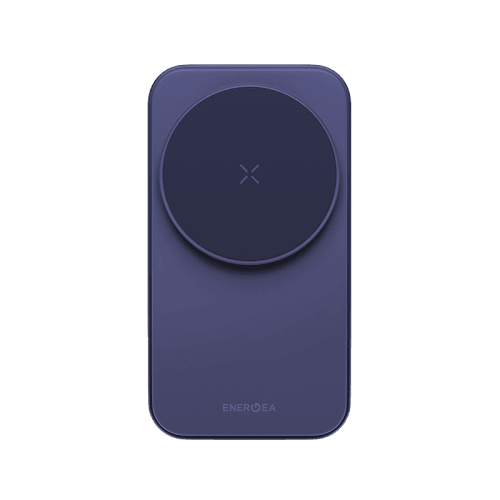 Energea MagTrio2 3 in 1 Foldable Magnetic Fast Wireless Charger - Indigo Blue