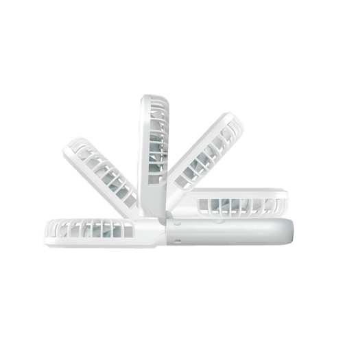Torrii Cool Foldable Neck Fan with 3000mAh Powerbank - White