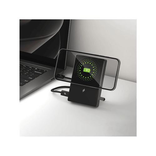 Smart MagCool Qi2 45W 10000mAh Wireless Power Bank - Black