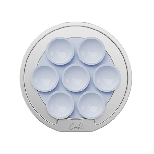 Uniq Coehl Luna Magnetic Suction Kickstand With Mirror - Dewdrop Blue