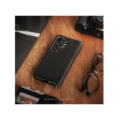 Araree Mustang Diary Wallet Case for Galaxy S26 Ultra - Black