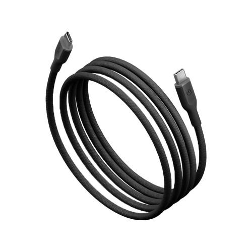 Energea Flow 480mbps USB-C to USB-C 60W Cable 1.5M - Black