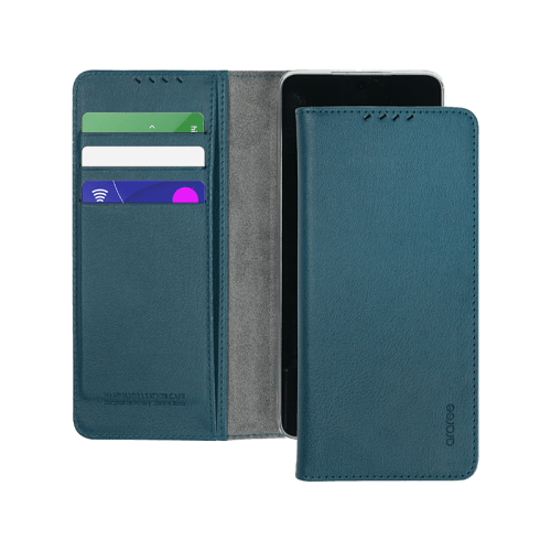 Araree Mustang Diary Wallet Case for Galaxy S26 Ultra - Ash Blue