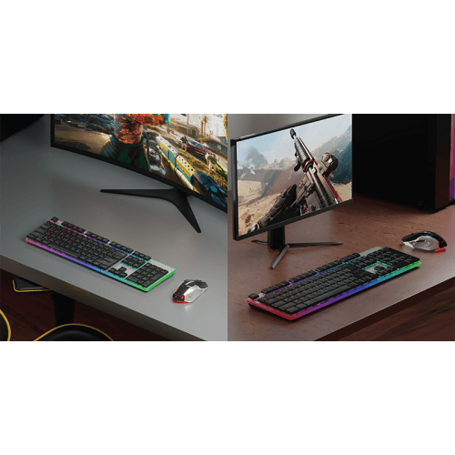 Smart Premium G-Key Wireless Gaming Keyboard + Mouse - Black