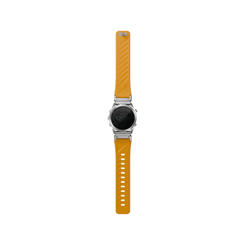 Uniq Fluo Magnetic Smart Watch Strap with Removable Connector For Garmin Watch 26mm Lug - Pale Orange