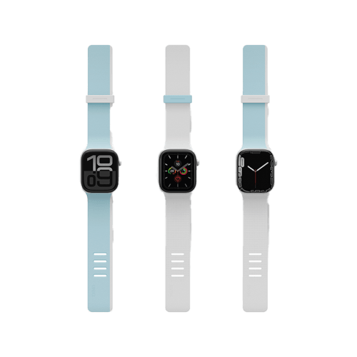 Uniq Revix IV Reversible Magnetic Strap For Apple Watch 42/41/40mm - Soft Cloud/ White
