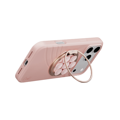 Uniq Coehl Luna Magnetic Suction Kickstand With Mirror - Cloud Pink