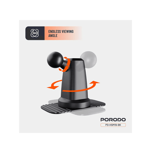 Porodo 2 In 1 Magsafe Car Mount - Black