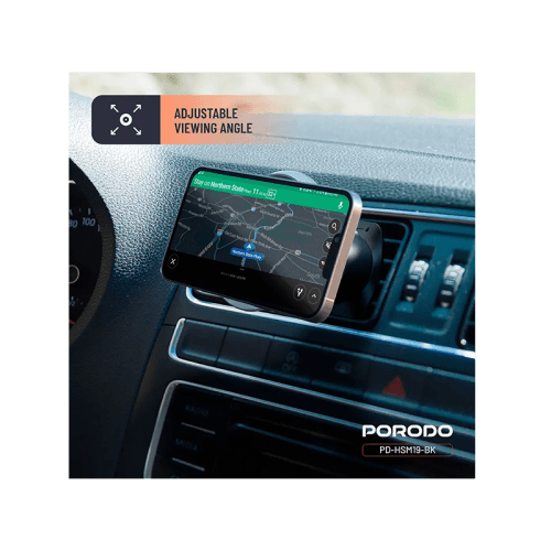 Porodo 2 In 1 Magsafe Car Mount - Black