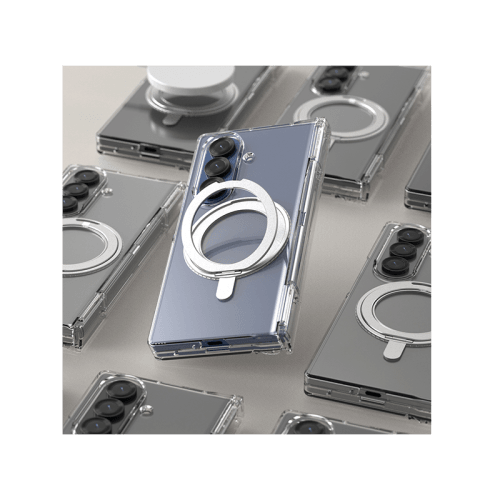 Araree Nukin 360 Magsafe Stand Case With Hinge Protection For Samsung Galaxy Z Fold 7 - Clear