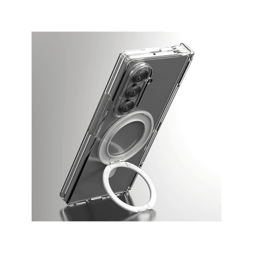 Araree Nukin 360 Magsafe Stand Case With Hinge Protection For Samsung Galaxy Z Fold 7 - Clear