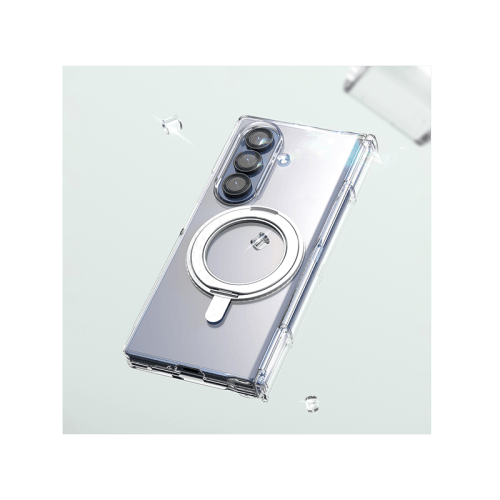 Araree Nukin 360 Magsafe Stand Case With Hinge Protection For Samsung Galaxy Z Fold 7 - Clear