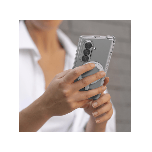 Araree Nukin 360 Magsafe Stand Case With Hinge Protection For Samsung Galaxy Z Fold 7 - Clear