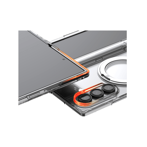 Araree Nukin 360 Magsafe Stand Case With Hinge Protection For Samsung Galaxy Z Fold 7 - Clear