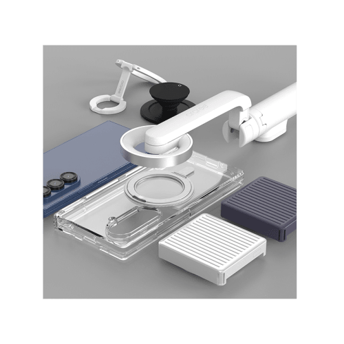 Araree Nukin 360 Magsafe Stand Case With Hinge Protection For Samsung Galaxy Z Fold 7 - Clear