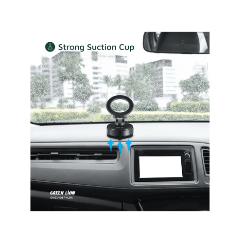 Green Lion GX-40 MagSafe Suction Phone Holder - Black