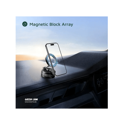 Green Lion GX-40 MagSafe Suction Phone Holder - Black