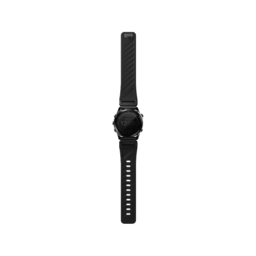 Uniq Fluo Magnetic Smart Watch Strap with Removable Connector For Garmin Watch 26mm Lug - Midnight Black