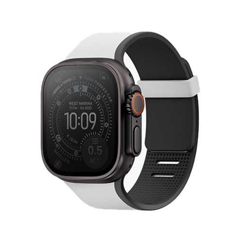 Uniq Revix IV Reversible Magnetic Strap For Apple Watch 49/46/45/44mm - Mist Grey/ Black