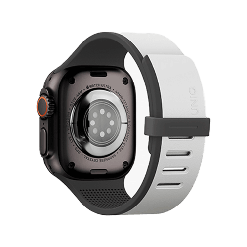 Uniq Revix IV Reversible Magnetic Strap For Apple Watch 49/46/45/44mm - Mist Grey/ Black