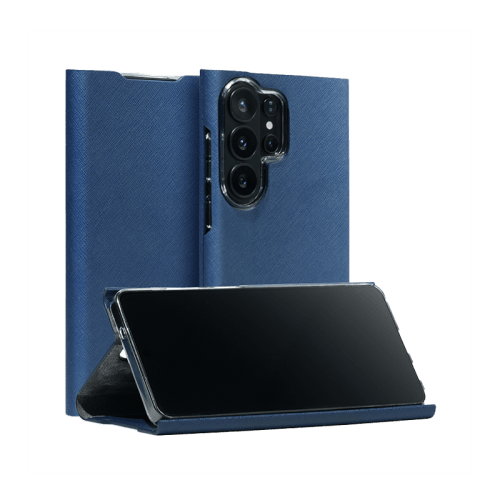 Araree Bonnet Diary Stand Wallet Case for Galaxy S26 Ultra - Ash Blue